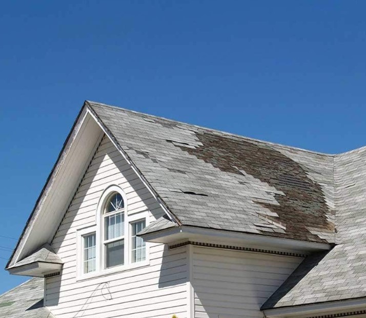 storm damage roof claim