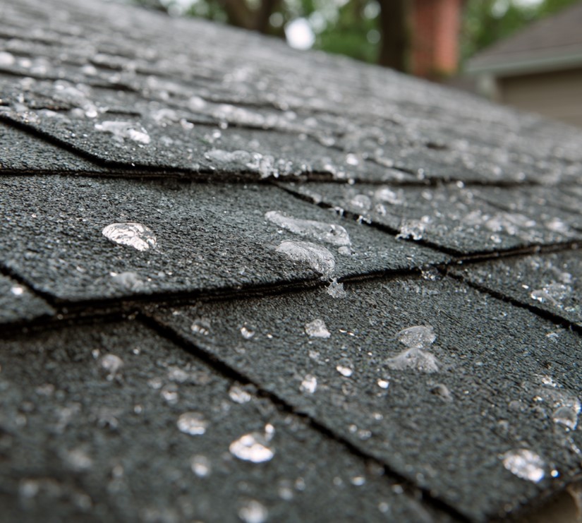 hail damage roof